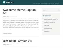 Tablet Screenshot of mmoaz.com